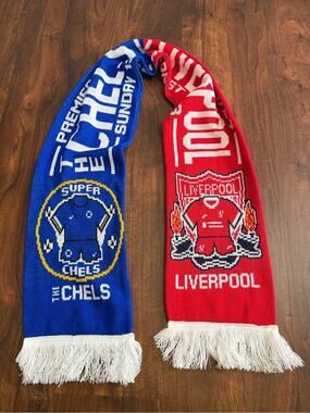 Chelsea v Liverpool 2023/24 Match Scarf - Blue & Red